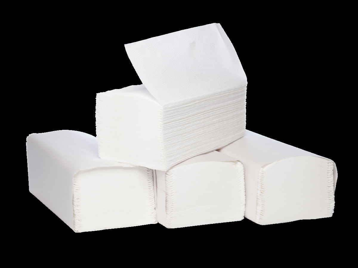 Papierhandtuch - Faltung: Interfold 