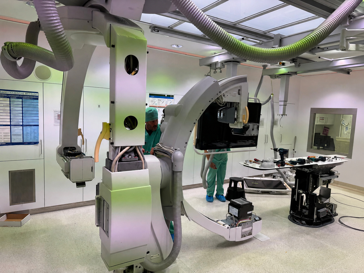 Demontage Mistelbach - Angiographie